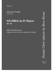 Gloria in D (SSA soli and SSA choir edition)