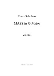 Schubert: Mass in G Major (Version for SSAA choir, SSA soli, strings and organ) – Orchestra parts